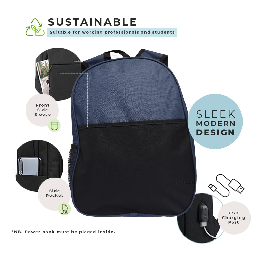 Backpack with Bottle Holder - Image 4