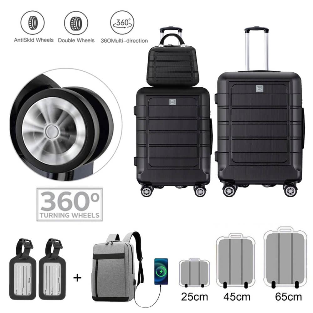 Hardshell Carry-On Spinner Luggage - Image 5