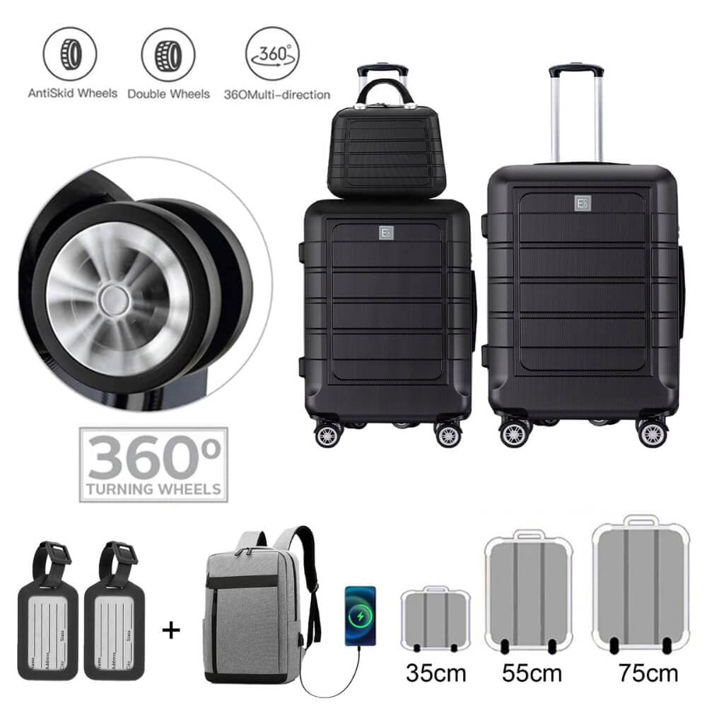 Hardshell Carry-On Spinner Luggage - Image 7