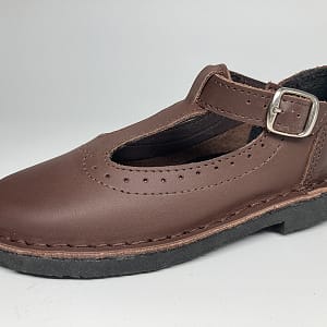 Emblem Girls Shoe Brown