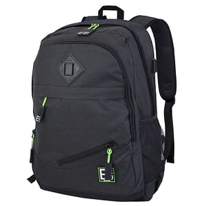 Backpack with 5 Compartments, USB Laptop & Phone Charging Port