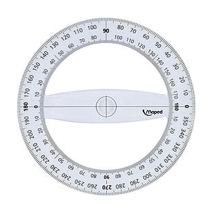 Maped Protractor 360 Degree 120mm 146360/242360