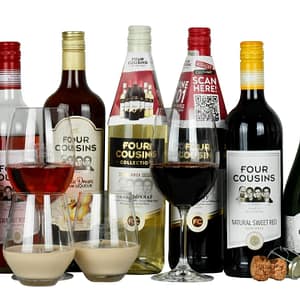FOUR COUSINS LIVE VIRTUAL TASTING KIT & BOOKING - 26 MAY 2022