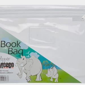 Meeco PVC Book Bag with Zip