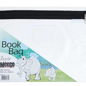 Meeco PVC Book Bag with Zip