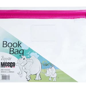 Meeco PVC Book Bag with Zip