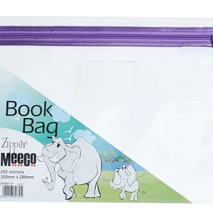 Meeco PVC Book Bag with Zip