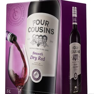 FOUR COUSINS DRY RED - 4 x 5L