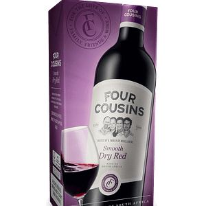 FOUR COUSINS DRY RED - 12 x 1L