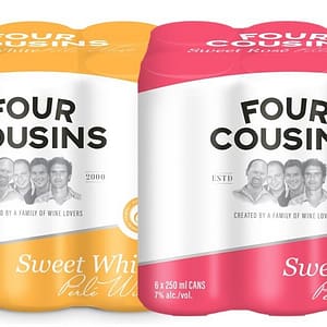 FOUR COUSINS PERLE MIX CANS - 24 x 250ml